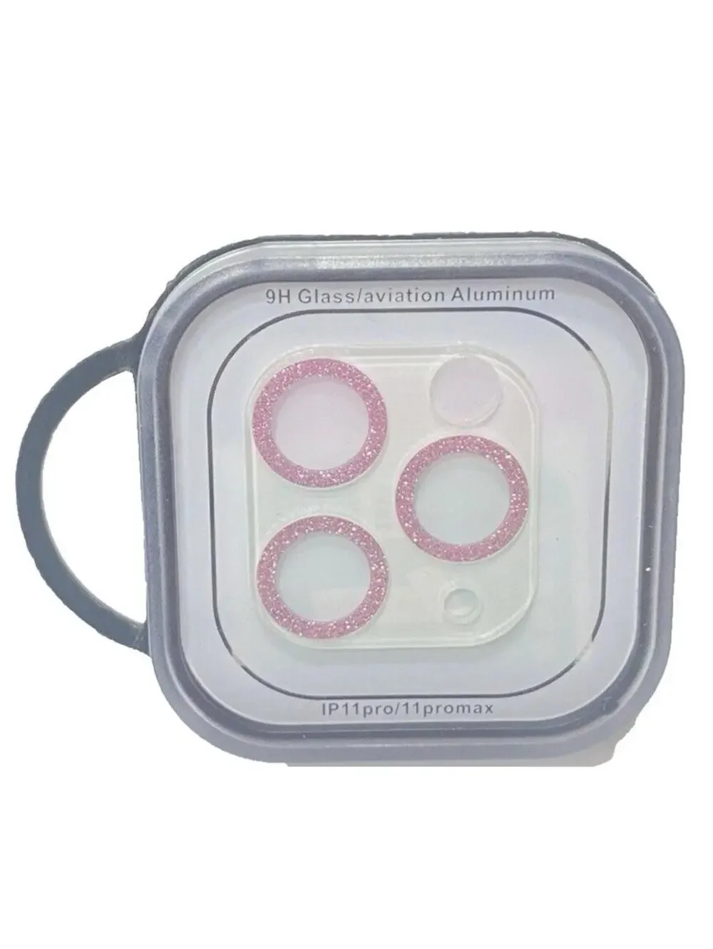 Iphone 11 Pro Max 9H Glass Aviation Aluminum Camera Protector Glass Pink New